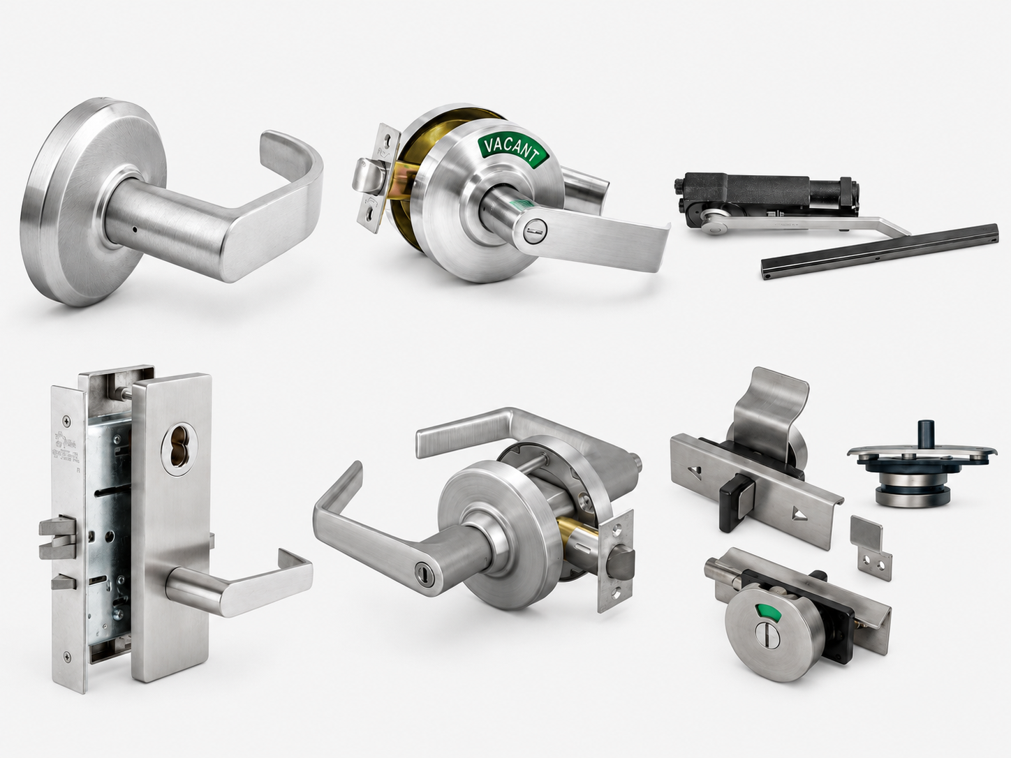 ADA restroom lockset hardware bundle